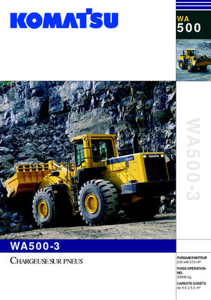 व्हील लोडर Komatsu WA500-3