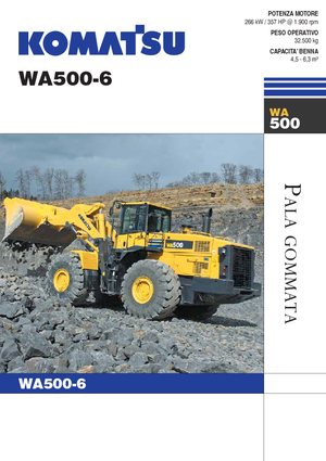 व्हील लोडर Komatsu WA500-6