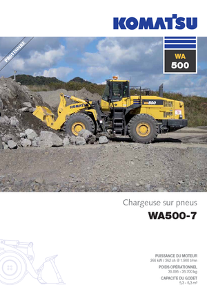 व्हील लोडर Komatsu WA500-7