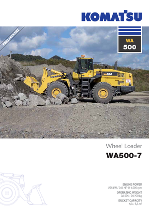 व्हील लोडर Komatsu WA500-7