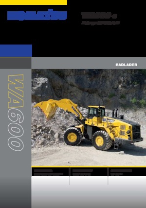 व्हील लोडर Komatsu WA600-8E0