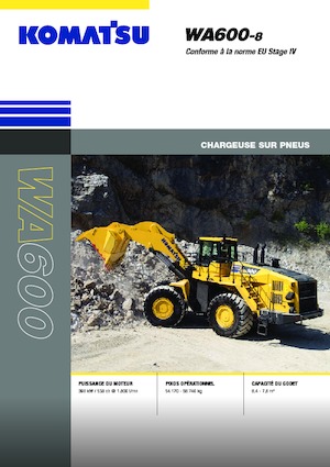 व्हील लोडर Komatsu WA600-8E0