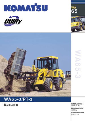 व्हील लोडर Komatsu WA65PT-3