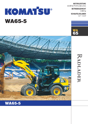 व्हील लोडर Komatsu WA65-5