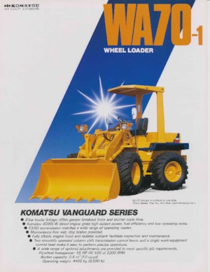 व्हील लोडर Komatsu WA 70-1