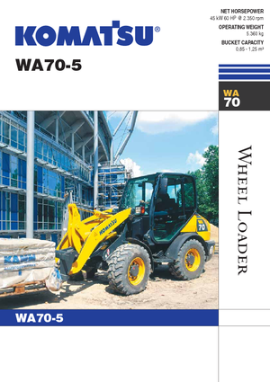 व्हील लोडर Komatsu WA70-5