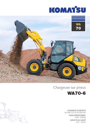 व्हील लोडर Komatsu WA70-6
