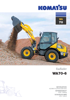 व्हील लोडर Komatsu WA70-6