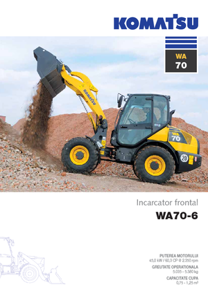 व्हील लोडर Komatsu WA70-6