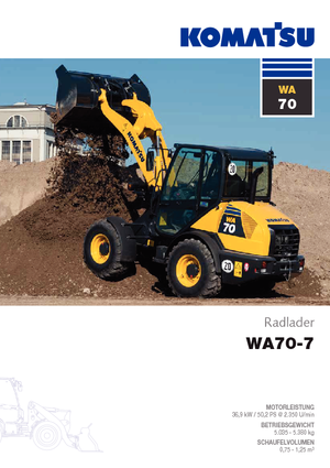 व्हील लोडर Komatsu WA70-7