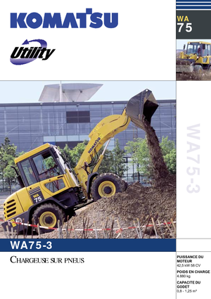 व्हील लोडर Komatsu WA75-3 Fleet