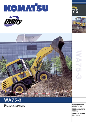 व्हील लोडर Komatsu WA75-3 Fleet