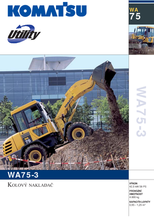 व्हील लोडर Komatsu WA75-3 Fleet