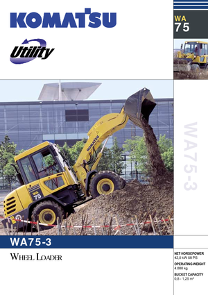 व्हील लोडर Komatsu WA75-3 Fleet