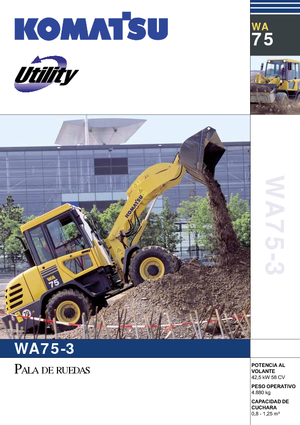 व्हील लोडर Komatsu WA75-3 Fleet