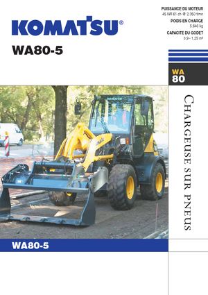 व्हील लोडर Komatsu WA80-5