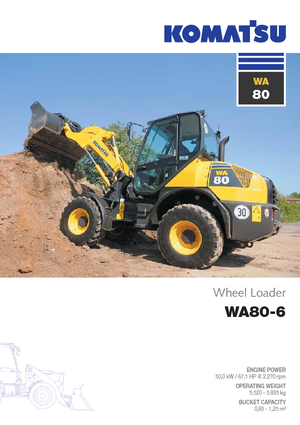 व्हील लोडर Komatsu WA80-6