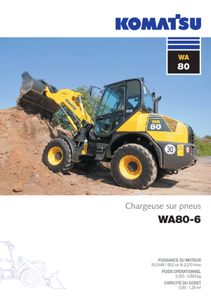 व्हील लोडर Komatsu WA80-6