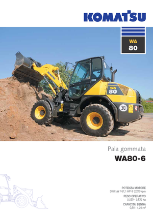 व्हील लोडर Komatsu WA80-6