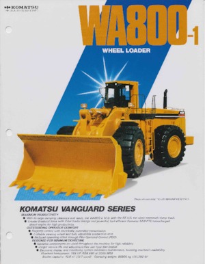 व्हील लोडर Komatsu WA 800-1