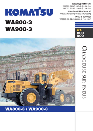 व्हील लोडर Komatsu WA900-3