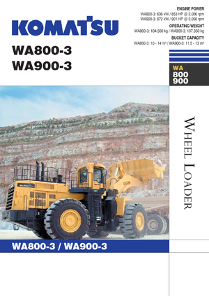 व्हील लोडर Komatsu WA900-3