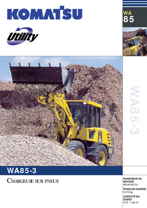 व्हील लोडर Komatsu WA85-3