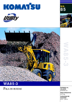 व्हील लोडर Komatsu WA85-3