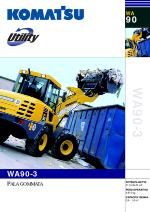 व्हील लोडर Komatsu WA90-3
