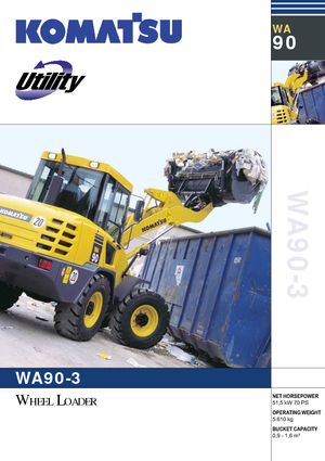 व्हील लोडर Komatsu WA90-3