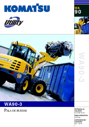 व्हील लोडर Komatsu WA90-3