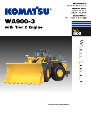 व्हील लोडर Komatsu WA900-3