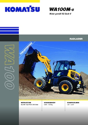 व्हील लोडर Komatsu WA100M-8E0