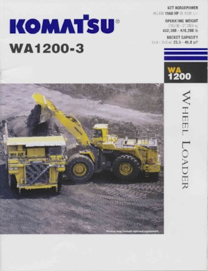 व्हील लोडर Komatsu WA1200-3
