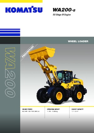 व्हील लोडर Komatsu WA200-8E0
