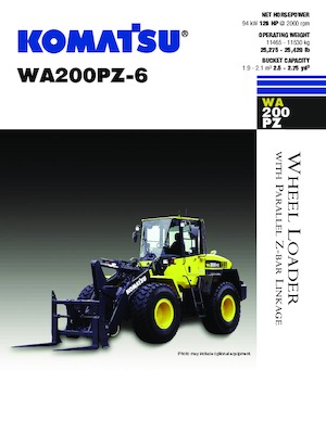 व्हील लोडर Komatsu WA200PZ-6