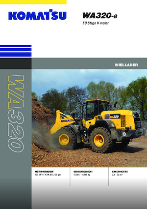 व्हील लोडर Komatsu WA320-8E0