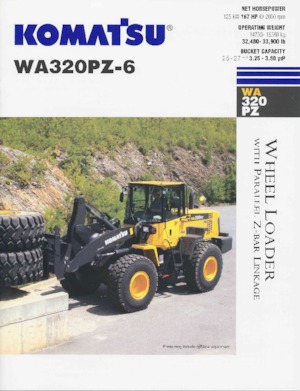 व्हील लोडर Komatsu WA320PZ-6
