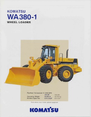 व्हील लोडर Komatsu WA380-1