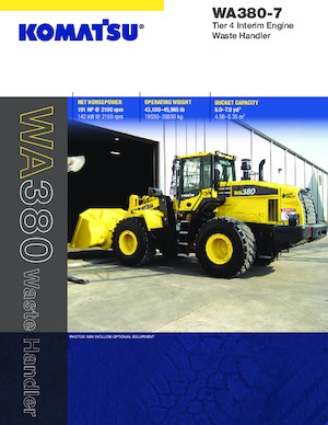 व्हील लोडर Komatsu WA380-7