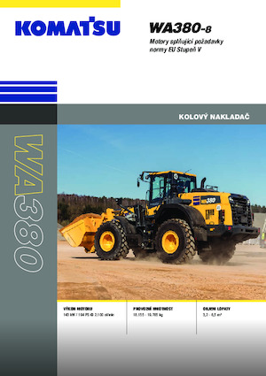 व्हील लोडर Komatsu WA380-8E0