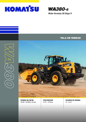 व्हील लोडर Komatsu WA380-8E0