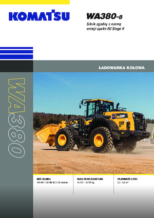 व्हील लोडर Komatsu WA380-8E0