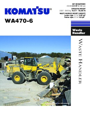 व्हील लोडर Komatsu WA470-6