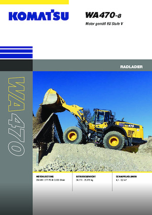 व्हील लोडर Komatsu WA470-8E0