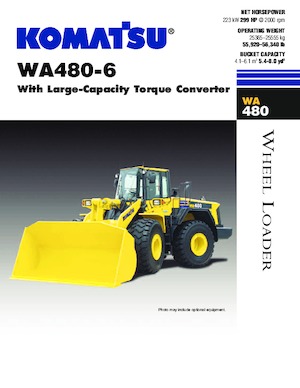 व्हील लोडर Komatsu WA480-6