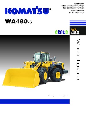 व्हील लोडर Komatsu WA480-6A