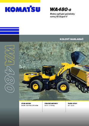 व्हील लोडर Komatsu WA480-8E0
