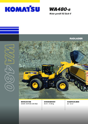 व्हील लोडर Komatsu WA480-8E0