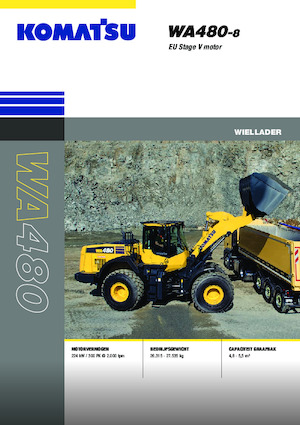 व्हील लोडर Komatsu WA480-8E0